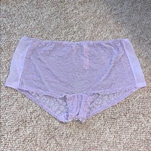 VS PINK velvet boyfriend panties